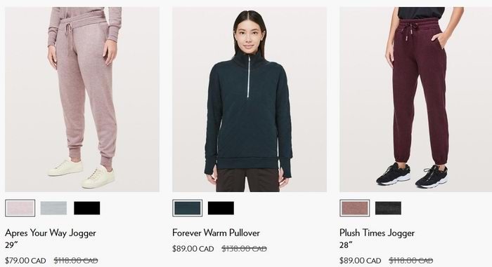 Lululemon 露露柠檬 精选成人儿童防寒服、瑜伽服、瑜伽裤5折起+包邮！