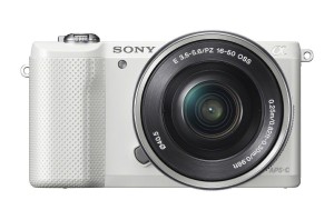 Sony a5000 Mirrorless Camera最轻巧索尼白色微单相机