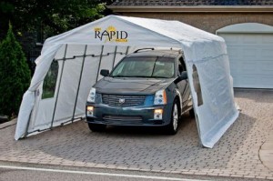 保护你的爱车！Rapid Car Shelter 11' X 20'冬夏全天候简易车库