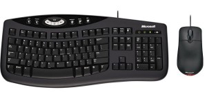Microsoft Comfort Curve Desktop 2000 Black Keyboard and Mouse Combo USB OEM