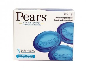 梨牌抗菌透明皂3只装Pears Germ Shield Soap