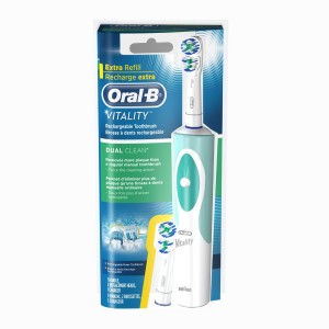 Oral-B Vitality Dual Clean双倍清洁可充电电动牙刷，自带两刷头