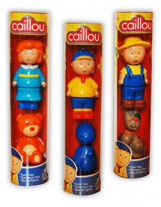 Caillou Figurine Tube婴幼儿拼装玩偶