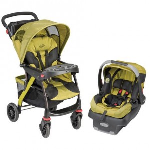 Evenflo EuroTrek Travel System婴儿推车及婴儿汽车座椅套装