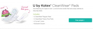 Kotex免费卫生巾试用