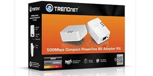 TRENDnet TPL-406E2K 500MBPS电力猫两只装