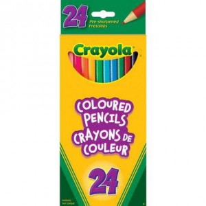 Crayola 24 Coloured Pencils彩色铅笔