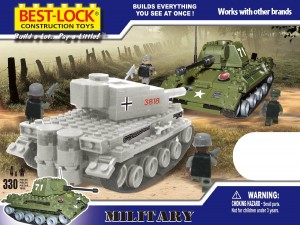 BEST-LOCK™ Military Tiger IV vs. Battle Tank Construction Set