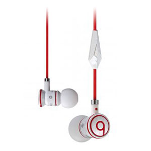MONSTER IBEATS HEADPHONES WITH CONTROLTALK 白色耳机