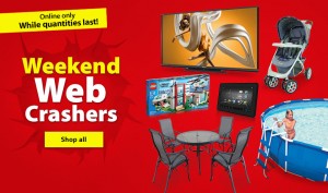 Walmart网站长周末网站促销Long Weekend Webcrashers
