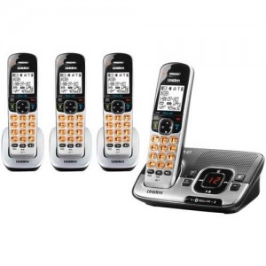 Uniden D1780-4bt Dect 6.0无绳电话4只装，可蓝牙连接两个手机