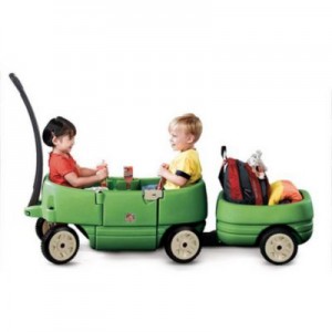 Step 2® Wagon For Two Plus And Tag-Along Trailer儿童拖车