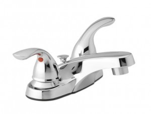 Waterpik® Chrome Two Handle Bathroom Faucet浴室水龙头