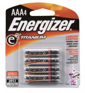 ENERGIZER E2™ AAA ALKALINE BATTERY 4-PACK
