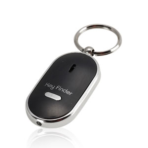 BLACK WHISTLE KEY FINDER