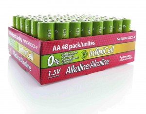 INFINICELL AA Alkaline Battery Batteries Bulk 48 PACK Long Expiry Date