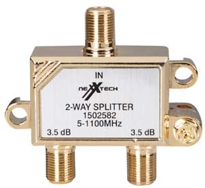2-WAY BI-DIRECTIONAL SPLITTER两相cable线路分配器