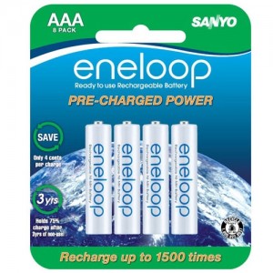 Panasonic Rechargeable NI-MH Batteries-AAA充电电池8支装