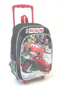 男女款Disney Wheeled Backpack拉杆书包