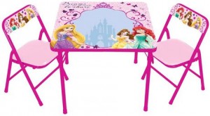 男女款Dry Erase Table and Chair Set儿童桌椅套装