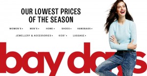 Hudson's Bay Days本季度最低价特卖