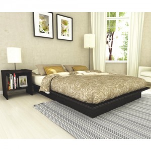 Sonax Plateau Contemporary Queen Bed - Black Queen床