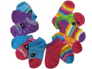 女童女袜12双装George Socks for Girls（size：6-8）