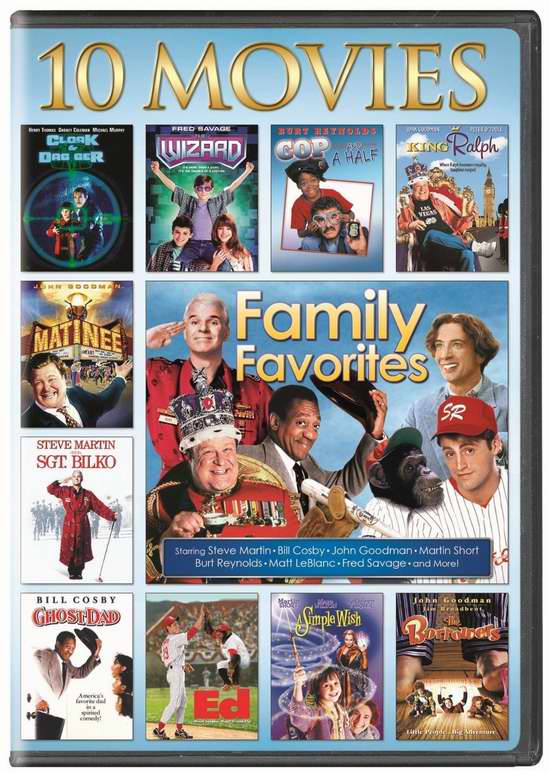 Family Favourites: 10 Movie Collection家庭电影10部合集、Classic Westerns: 10 Movie Collection美国西部经典电影10部合集等电影影碟