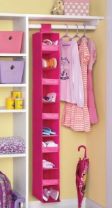 Your Zone Jr. 10 Shelf Closet Organizer pink