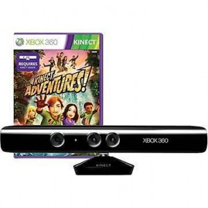Microsoft Xbox 360 Kinect Sensor with Kinect Adventures