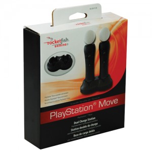 Rocketfish PlayStation 3 Move Dual Charge Station (RF-GPS31128)游戏手柄充电器