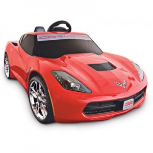Fisher-Price® Power Wheels® 12-Volt Battery-Operated Corvette® Red vehicle玩具电动车
