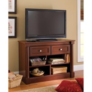 Sauder Highboy TV Stand Select Cherry Finish电视柜 可放47寸以下电视