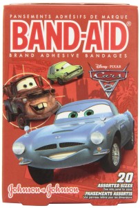 Band-Aid Brand Adhesive Bandages, Cars, 20 Count (Pack of 6)
