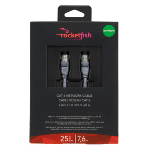 Rocketfish 7.6m (25 ft.) Cat-6 Ethernet Cable (RF-PCC108)网线