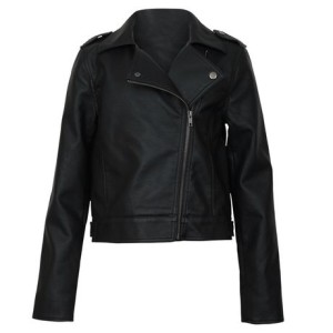 George Girls' PU Motorcycle Jacket（size：7-16）