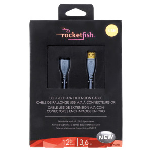 Rocketfish 3.7m (12 ft.) USB Extension Cable (RF-PCC103) 3.7米USB延长线