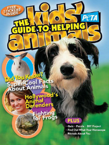 PETA Kids提供免费儿童贴纸、漫画书及杂志