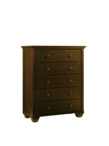 Graco Portland 5-Drawer Dresser Dark Walnut