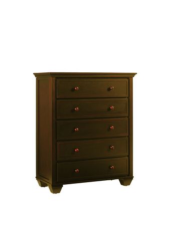 Graco Portland 5 Drawer Dresser Dark Walnut 加拿大打折网