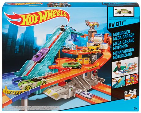 Hot Wheels Motorized Mega Garage Playset