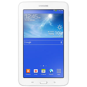 SAMSUNG GALAXY TAB 3 LITE SM-T110 7" DUAL-CORE 8GB TABLET WITH ANDROID 4.2 JELLY BEAN - WHITE - DAMAGED BOX