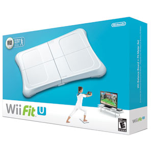 WII FIT U WITH BALANCE BOARD AND FIT METER FOR NINTENDO WII U - DAMAGED BOX