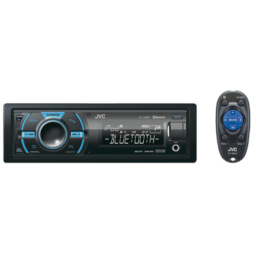 JVC Bluetooth Dual USB Media Deck with iPhone/ Android/ BlackBerry Control & Variable Colour (X50BT)