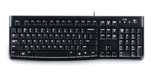 Logitech K120 Keyboard USB有线键盘