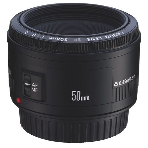 Canon® EF 50mm f/1.8 II Lens定焦镜头