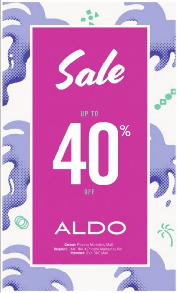 Aldo清仓区男女鞋格外6折，再送下次购物满75元立减25元优惠卡
