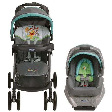 Graco® Spree Classic Connect Travel System Bee Mine Pooh 婴儿推车及安全座椅套装