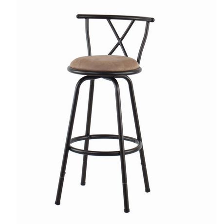 Swivel Bar Stool X-low back餐椅