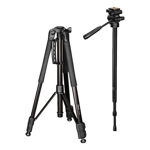 Rocketfish 70" Tripod/ Monopod Combo (RF-TRPM70)相机三脚架及单脚架套装